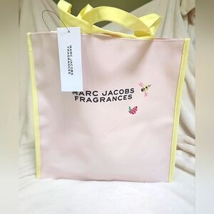 NWT Women's Marc Jacobs Fragrances Tote Bag Pink & Yellow